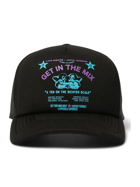 Huf After Midnight Camionagiu Unisex Șapcă Polyester Neagră Ht00926-black Huf After Midnight Camionagiu Unisex Șapcă Polyester Neagră Ht00926-black