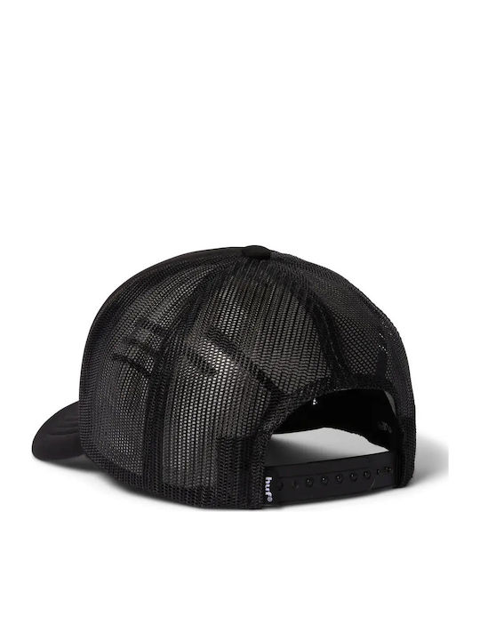 Huf After Midnight Trucker Hat Unisex Καπέλο Polyester Black Ht00926-black