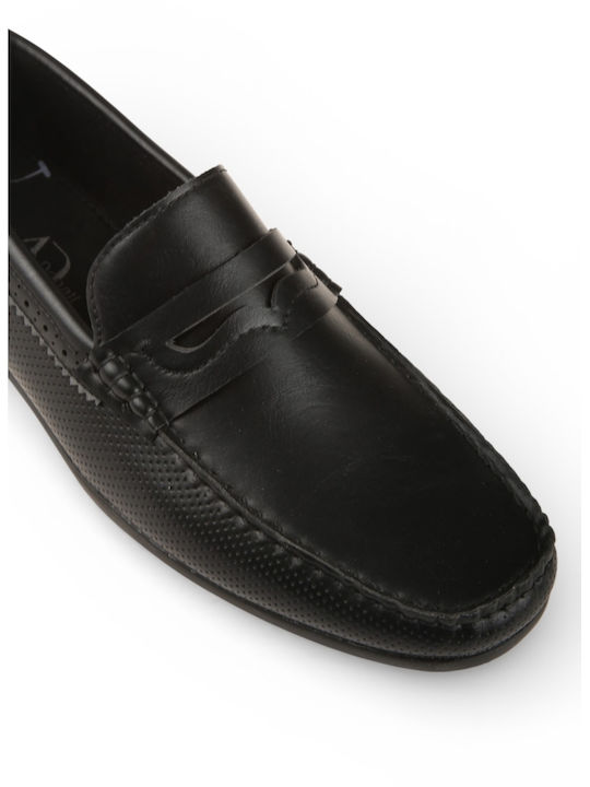 Men's Moccasins in Black Colour