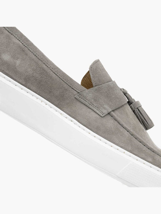 Men's Loafers in Gray Colour