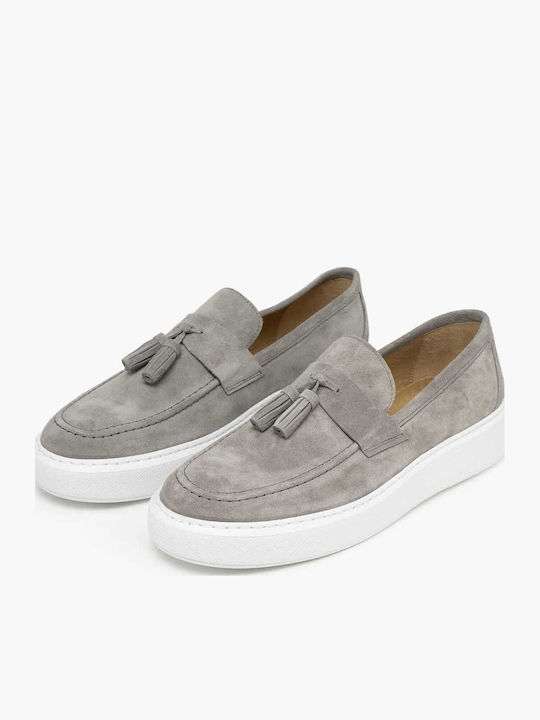 Men's Loafers in Gray Colour
