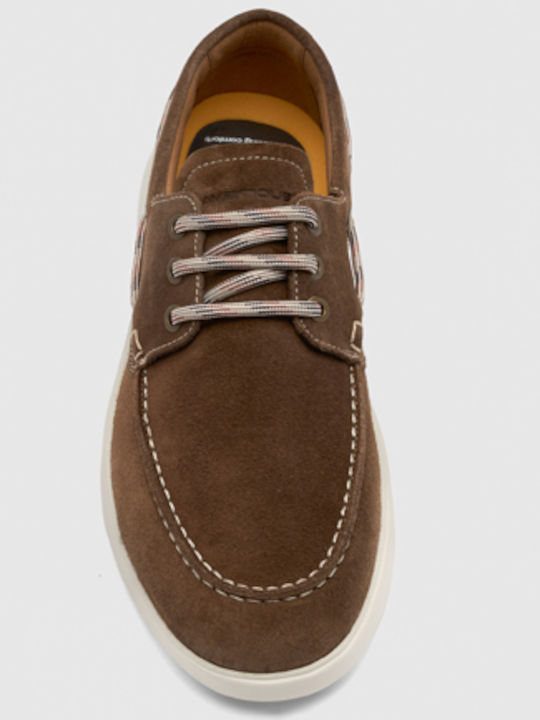 Suede Men's Loafers in Brown Colour