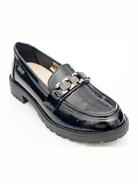 Mocasini Dama Loafers Din Lac Negru