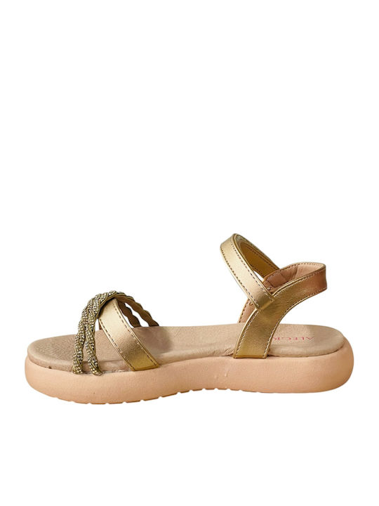 Kids' Anatomic Gold Sandals