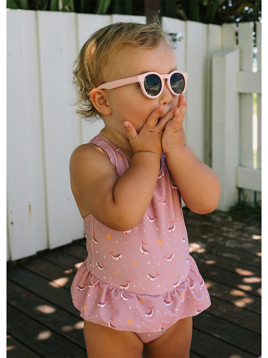 Tutete Kids One-Piece Swimwear Pink Whale