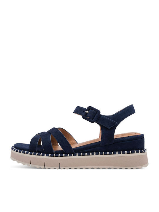 Sommer Damenplattformen Blau