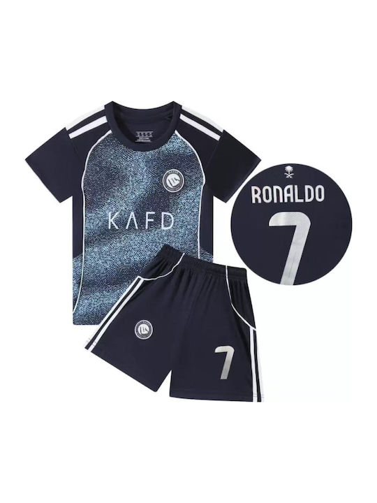 King Παιδικό Σετ Εμφάνισης Ποδοσφαίρου Ronaldo 2026 Alnassr Away