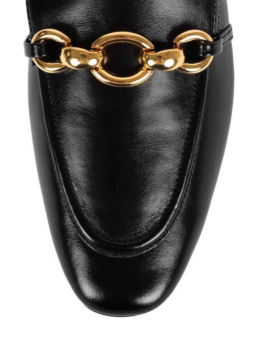 Mules with Low Heel in Black Colour