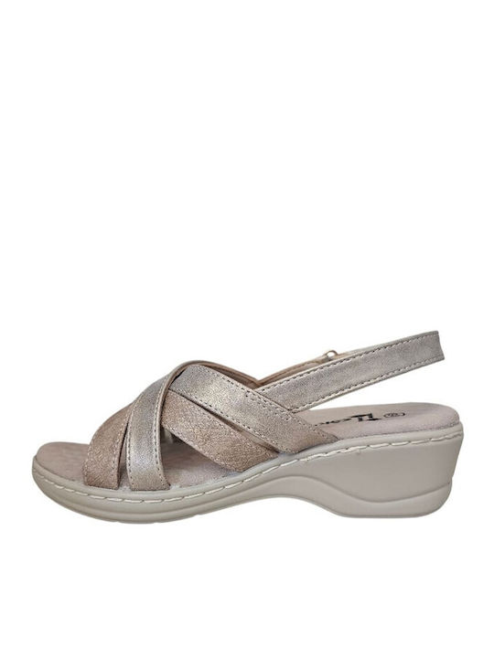 Women's Flat Sandals Beige SD78043-Beige