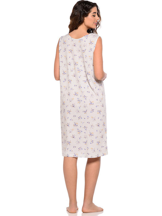 Clio Lingerie Maternity And Breastfeeding Nightgown Sky Blue