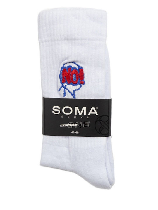 Soma Мъжки Чорапи Бели