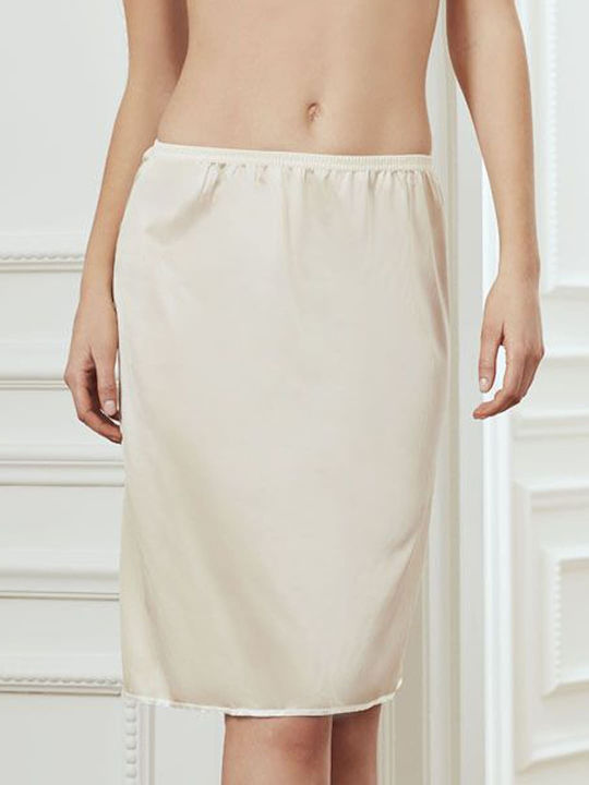 Maxi Φούστα Μεσοφόρι Beige