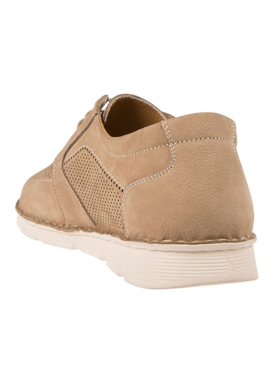 Leather Men's Casual Shoes Brown
