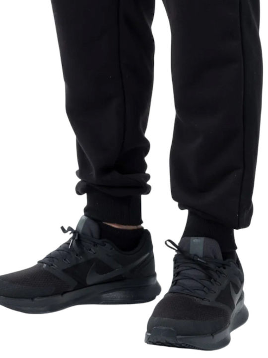 Supercotton Sweatpants with Cuffs Black
