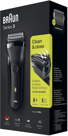 Braun Series 3 Ξυριστική Μηχανή Προσώπου Επαναφορτιζόμενη