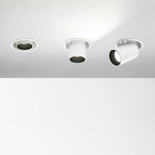 Ideal Lux Nova Fi LED Θερμό Λευκό Σποτ σε Λευκό Χρώμα