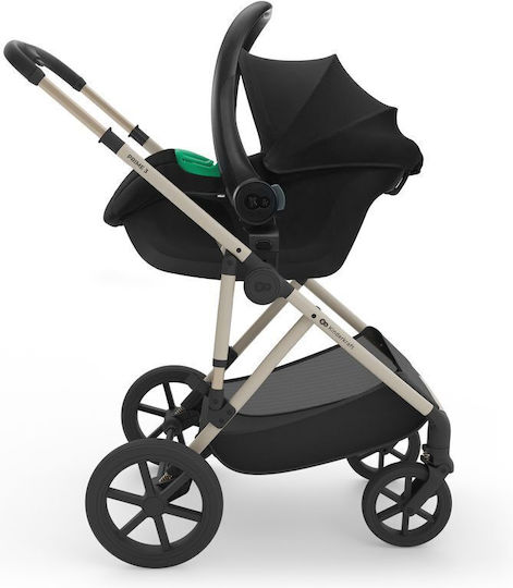 Kinderkraft Prime Reversible 3 in 1 Baby Stroller Suitable for Newborn Sand Dune