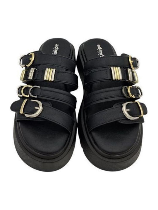 Women's Flat Sandals Flatforms Black