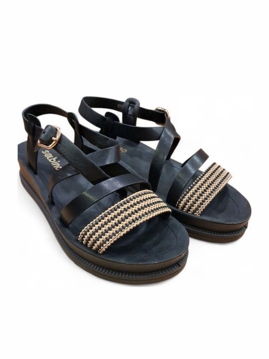 Γυναικεία Σανδάλια Flatforms Μαύρα