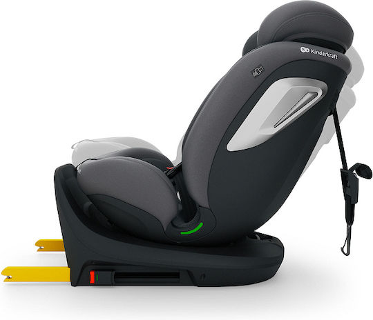 Kinderkraft I-Grow 2 Plus Καθισματάκι Αυτοκινήτου i-Size με Isofix Grey
