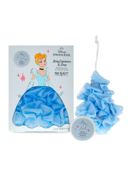 Mad Beauty Princess Set Σετ Περιποίησης για Καθαρισμό Σώματος Cinderella 2τμχ