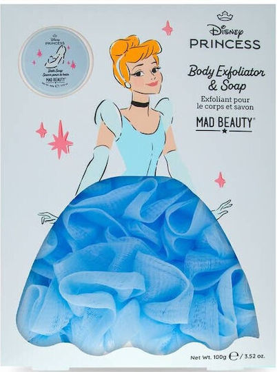 Mad Beauty Princess Set Σετ Περιποίησης για Καθαρισμό Σώματος Cinderella 2τμχ