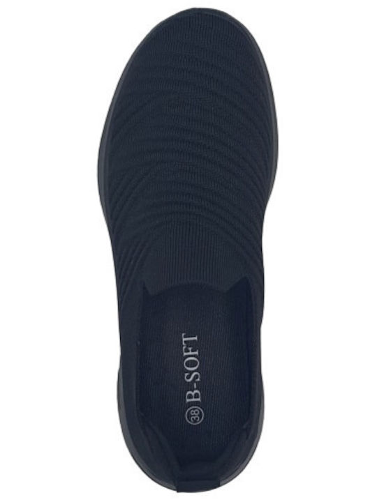 Ανατομικά Γυναικεία Slip-On Μαύρα