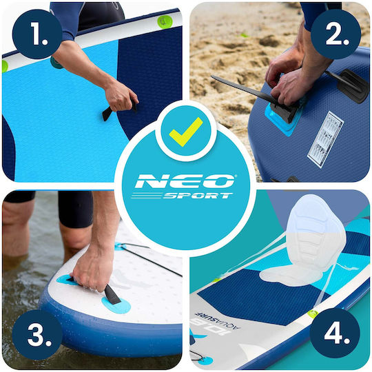 NEO Sport Φουσκωτή Σανίδα SUP με Μήκος 3.2m Μπλε