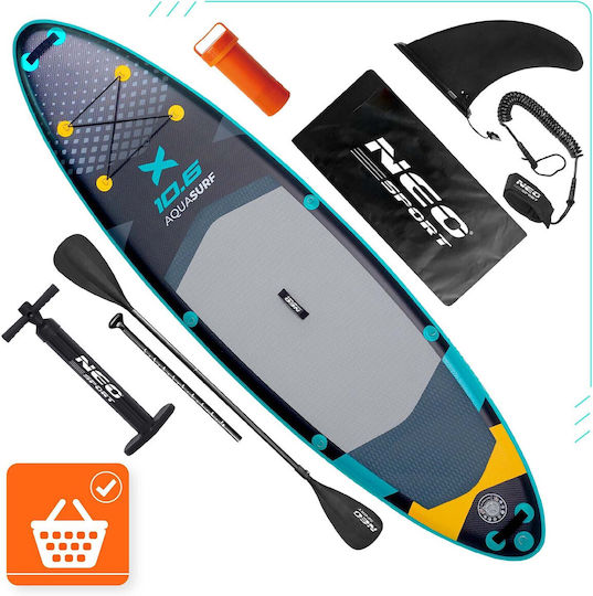 NEO Sport Φουσκωτή Σανίδα SUP με Μήκος 3.2m Πράσινη