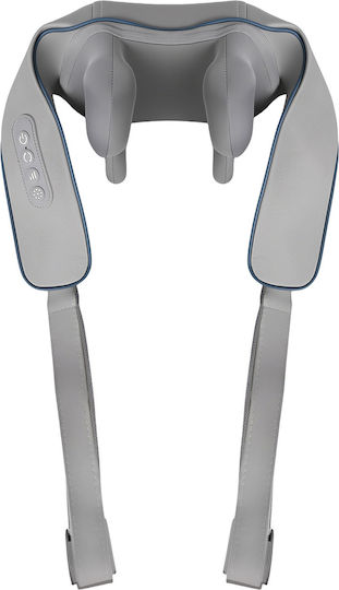 NEO Sport Shiatsu Massage Device for Neck Back Body and Hands with Heating Function Beige