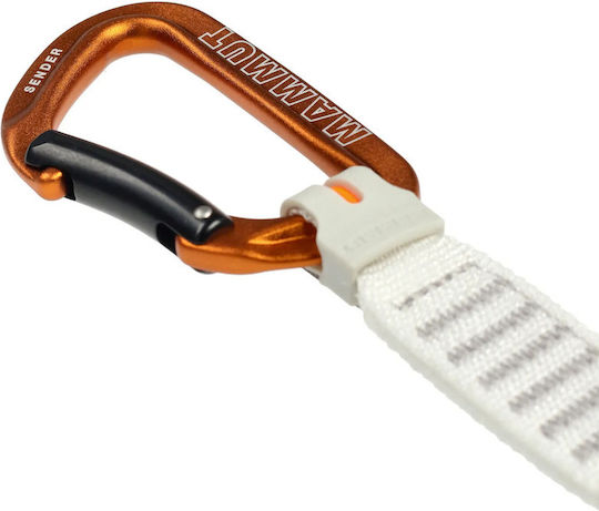 Mammut Sender Keylock Climbing Quickdraws 12 Cm 6-pack Light Grey Gold