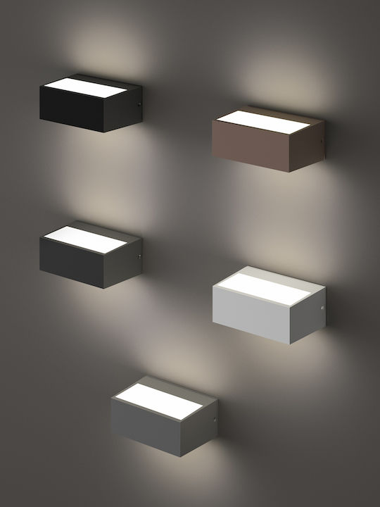 Ideal Lux Wall-Mounted Outdoor Spot Light G9 IP44 16.5x11.5x6.5εκ.
