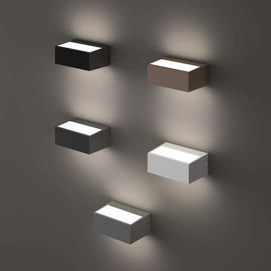 Ideal Lux Wandmontiertes Außen-Spotlight G9 IP44 16.5x11.5x6.5εκ.