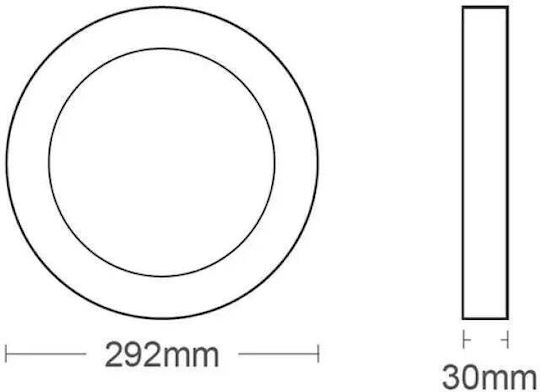 Vito LED Панел 24W 29.2см