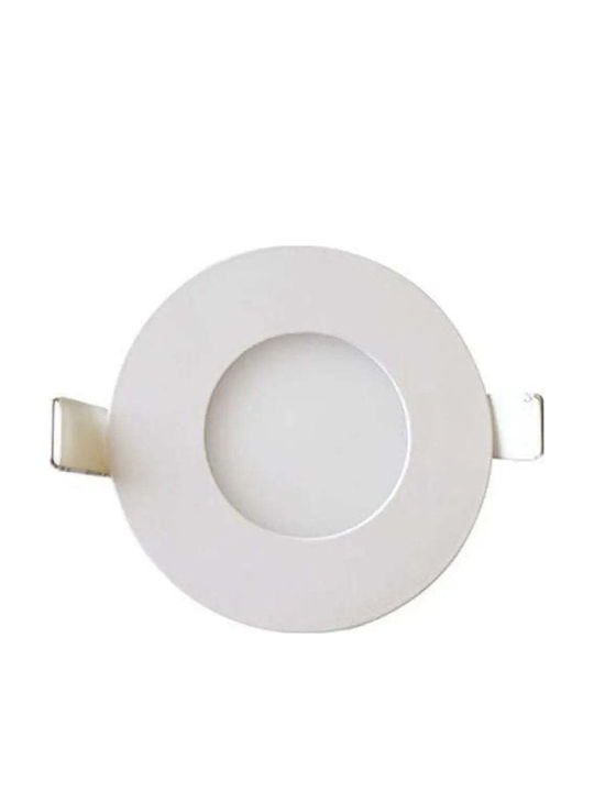 Horoz Electric Round Recessed LED Panel 9W with Natural White Light 4200K 14.6cm