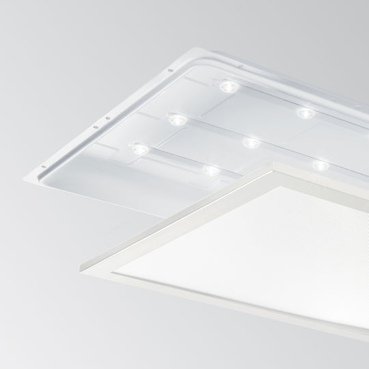 Ideal Lux Parallelogramm LED-Panels 40W mit Warmes Weiß Licht 3000K 120x30cm