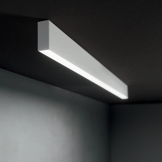 Ideal Lux LED Линейно Осветително Тяло За Таван 29W Топло Бяло IP20 20см