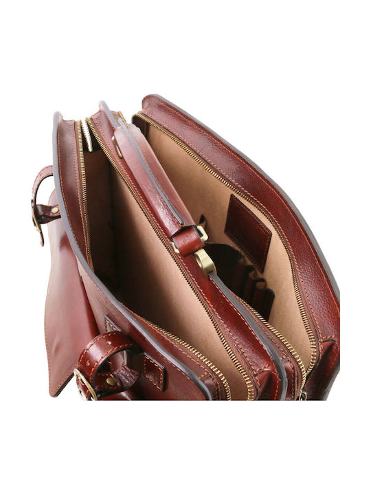 Venezia Leder Herrentasche Geldbörse Braun