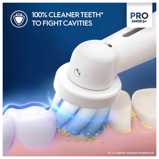 Oral-B Junior Pro Παιδική Ηλεκτρική Οδοντόβουρτσα με Χρονόμετρο για 6+ Χρονών Star Wars με Ανταλλακτικά