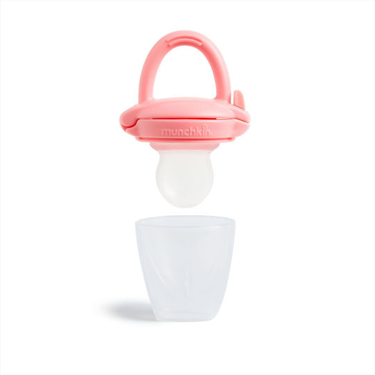 Munchkin Pink Silicone Baby Feeder For 4+ Months