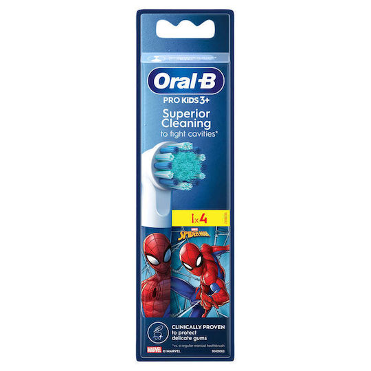 Oral-B Ανταλλακτικά Ηλεκτρικής Οδοντόβουρτσας Pro Pro 4τμχ για 3+ Χρονών