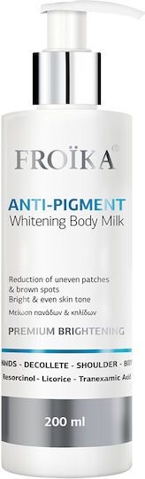 Froika Anti-Pigment Whitening Ενυδατική Κρέμα Σώματος 1τμχ