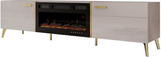 TV-Ständer Bodenstehend Kasmiri Gold 214x38x50cm