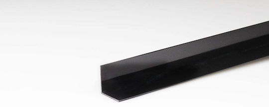 PVC Ecke Profil 10x10mm/1m Schwarz Satin