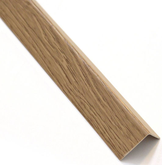 Pvc Corner Profile 11x11mm/1m Oak