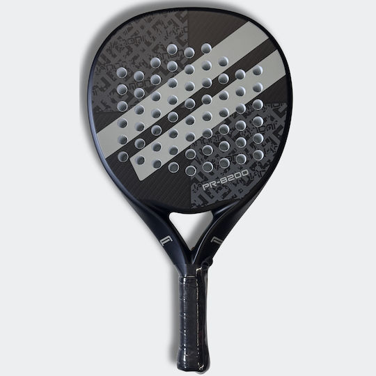 Rachetă de Padel Ianoni Pr-8200 Construcție din Carbon Negru Gri