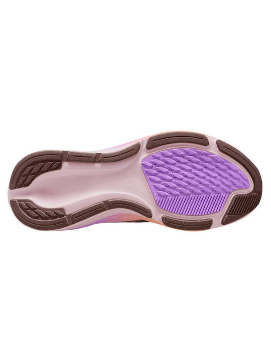 Pegasus 42 Women's Sport Shoes Running Chalk Orange Pulse Bright Violet Tattoo