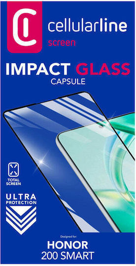 Cellular Line Gehärtetes Glas Honor 200 Smart
