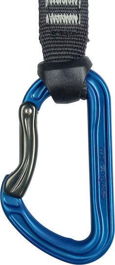 Dmm Shadow Quickdraw Climbing Express 12cm Titanium Blue