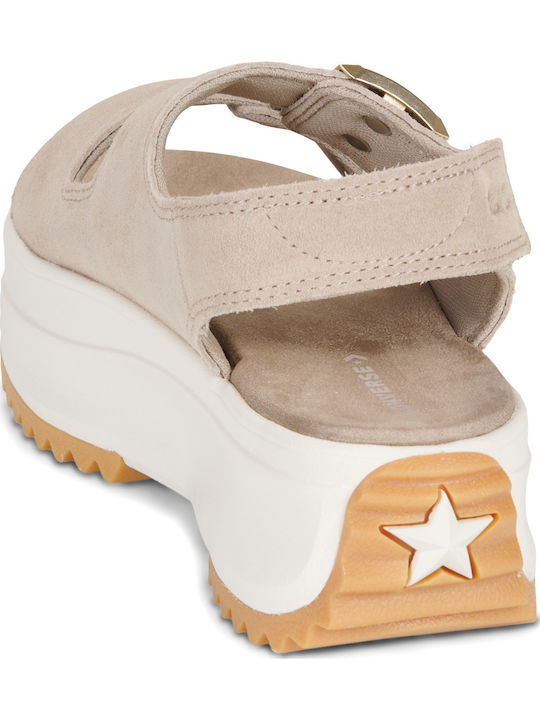 Star Γυναικεία Σανδάλια Καφέ